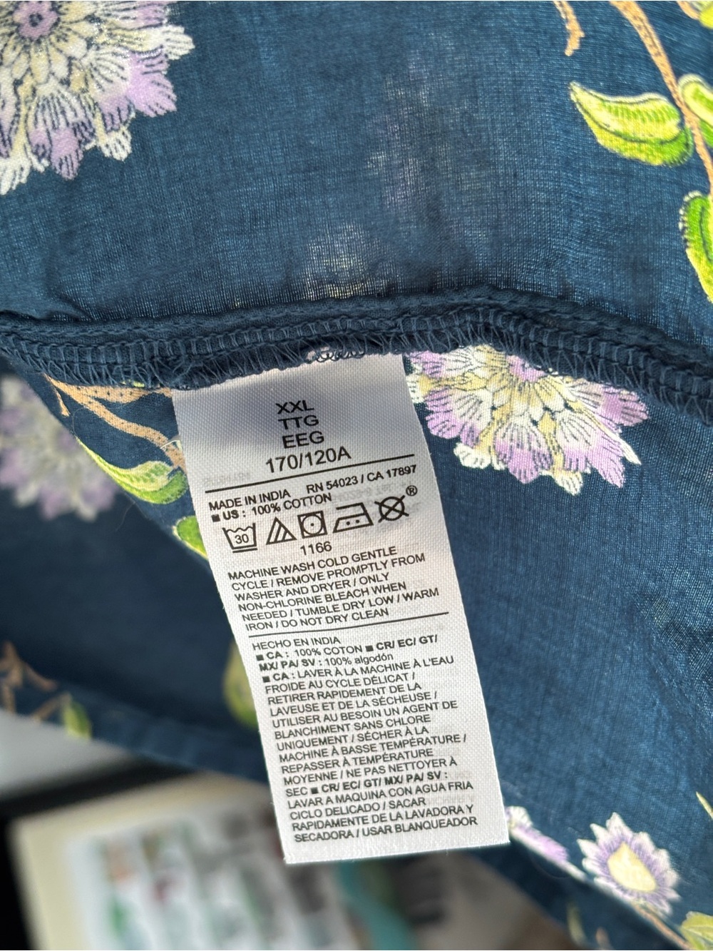 EUC Old Navy Flutter-Sleeve Tassel-Tie Top | Floral Peasant Blouse | Women’s XXL - Picture 3 of 16